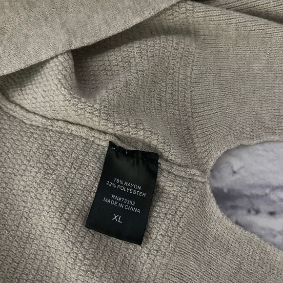 Tribesman 44 Draped Open Front Cardigan - Picture 6 of 6